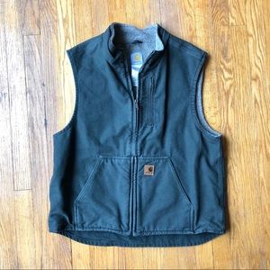 Carhartt Sherpa-Lined Mock neck vest